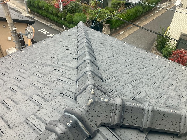 隅棟のゆがみの確認